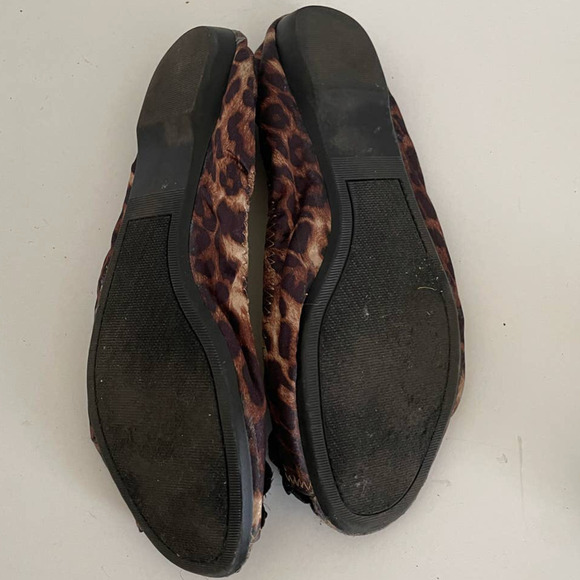Madden Girl Celiia Peeptoe Leopard Flats, Size 7.5 🔴CLEARANCE🔴 - Picture 4 of 5